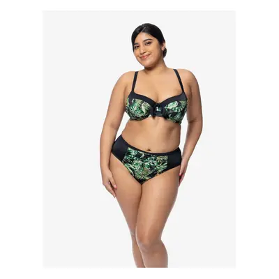 Green-black womens patterned bottom swimwear DORINA Kano - Women