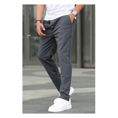 Madmext Fabric Parachute Smoked Basic Men's Trousers