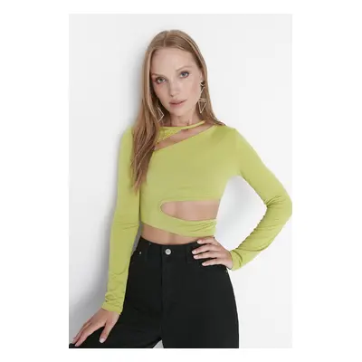 Női crop top Trendyol Cut-Out