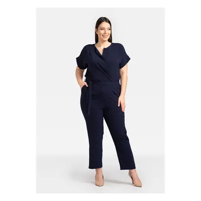 Női szett Karko Karko_Jumpsuit_Q229_Navy_Blue