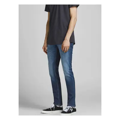 Dark blue slim fit jeans by Jack & Jones Glenn