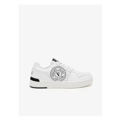 White Mens Leather Sneakers Versace Jeans Couture Starlight - Men