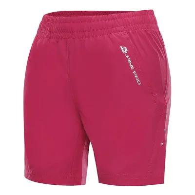 Children's quick-drying shorts ALPINE PRO HINATO magenta