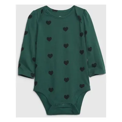 Green Children's Patterned Bodysuit GAP