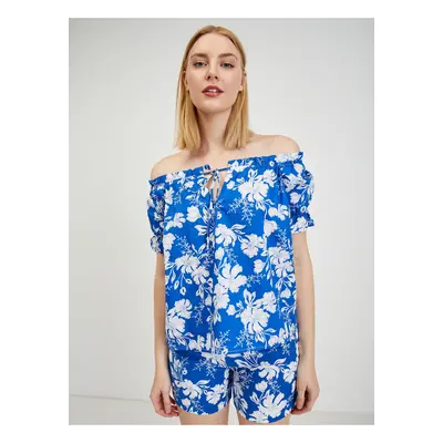 Blue Women's Floral Blouse ORSAY - Ladies