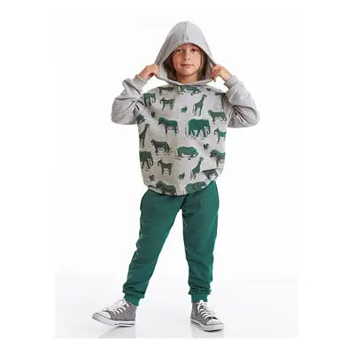 mshb&g Animals Boy's Hooded Tracksuit Set