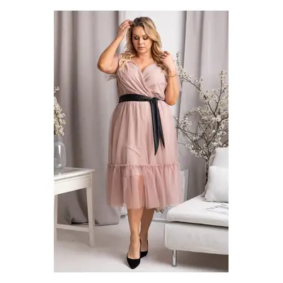 Női ruha Karko Karko_Dress_SB165_Beige