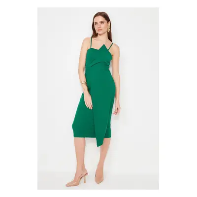 Női ruha Trendyol TPRSS19FZ0136/Emerald