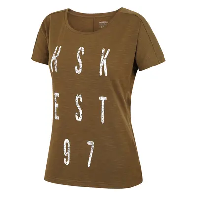 Women's functional T-shirt HUSKY Tingl tm. khaki