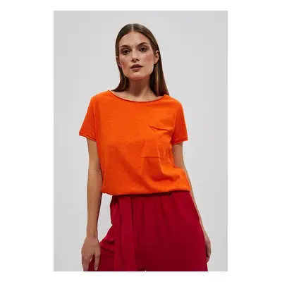 WOMEN'S T-SHIRT L-TS-4051 ORANGE