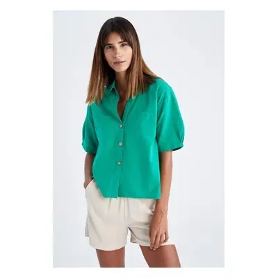 DEFACTO Boxy Fit Short Sleeve Shirt