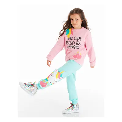 Lányka szett Denokids CFF-20S1-113/Mint, Pink