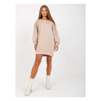 Basic beige long-sleeved tunic RUE PARIS