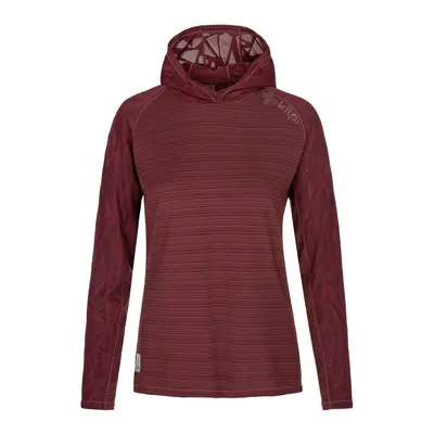 Women's functional sweatshirt Kilpi AILEEN-W dark red