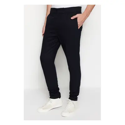 Trendyol Navy Blue Regular Fit Gabardine Trousers