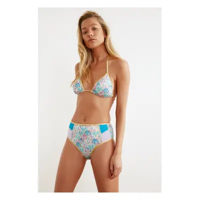 Trendyol Retro Block Magas derék Bikini alsó