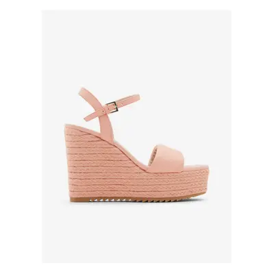 Apricot women's leather wedge sandals ALDO Jeigh - Women's