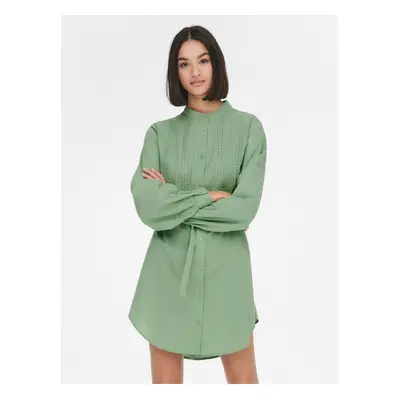 Green Shirt Dress JDY Theodor - Nők