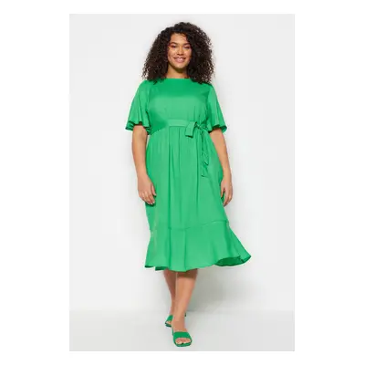 Női ruha Trendyol TBBSS23AH00059/Green