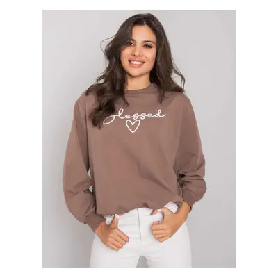 RUE PARIS Brown women's hoodie