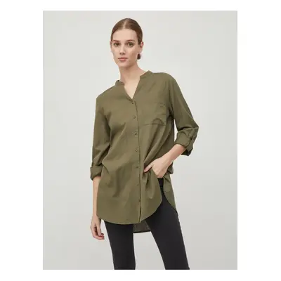 Khaki blouse VILA Chellie - Women