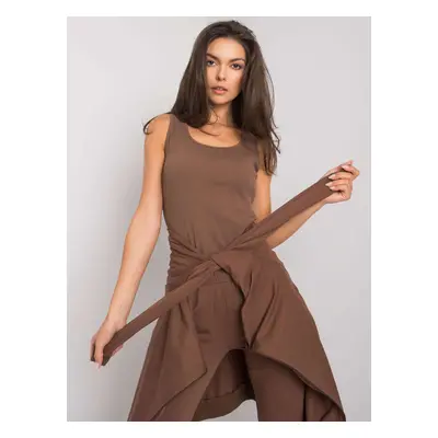 Brown women's casual set