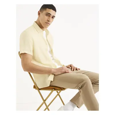 Celio Linen Shirt Racara - Men