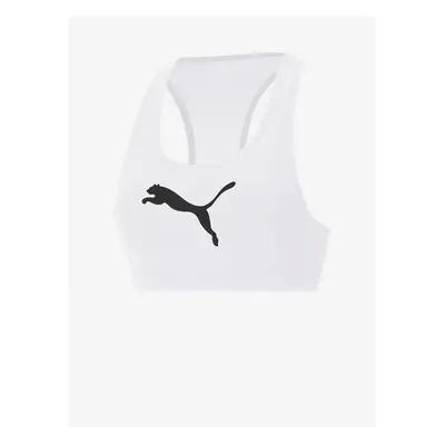 Puma Mid 4Keeps White Sports Bra