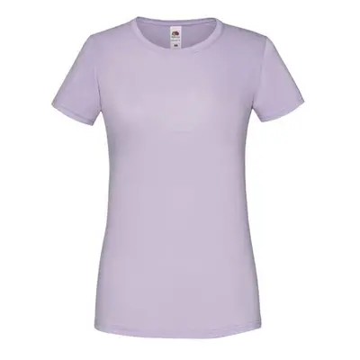 Lavender Iconic women's t-shirt in combed cotton Fruit of the Loom