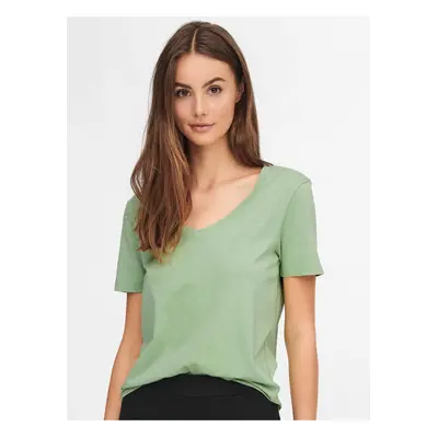 Light Green Basic T-Shirt JDY Farock