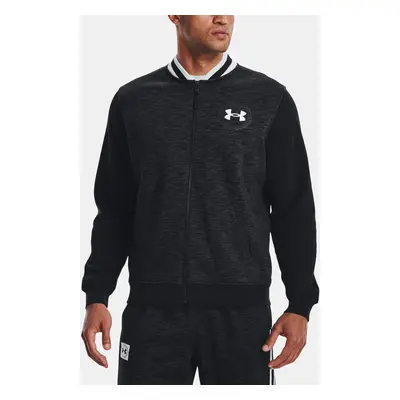 Under Armour Sweatshirt UA Essential Heritage Flc FZ-BLK - Mens