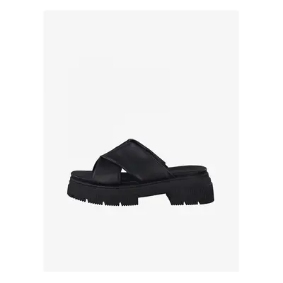 Black slippers Tamaris - Women