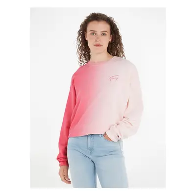 Pink Womens Sweatshirt Tommy Jeans - Women