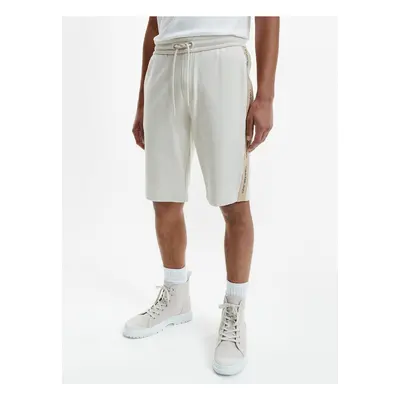 Cream men's sweat shorts Calvin Klein Jeans