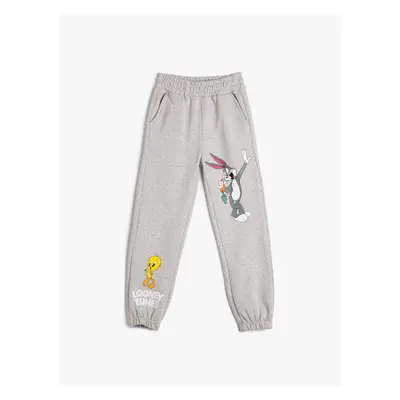 Koton Bugs Bunny and Tweety Jogger Sweatpants with Pockets