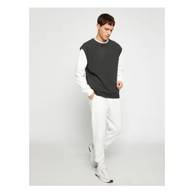 Koton Basic Sports Trousers with Lace-Up Waist, Pocket Detailed.