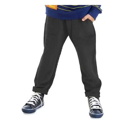 mshb&g Corduroy Navy Blue Boy's Elastic Trousers