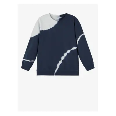 Dark blue boys patterned sweatshirt name it Fomal - unisex