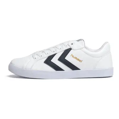 Hummel Deuce Court Tonal Unisex White Sneakers.