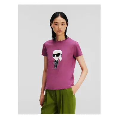 Purple women's T-shirt KARL LAGERFELD - Women