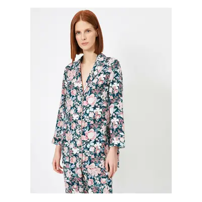 Koton Floral Pattern Detailed Pajama Top