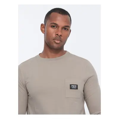 Ombre Men's longsleeve with pocket