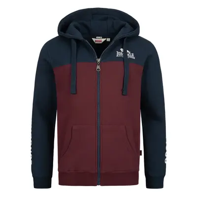 Férfi melegítő felső Lonsdale Oxblood