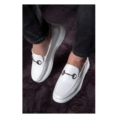 Ducavelli Anchor Genuine Leather Men's Casual Shoes, Loafers, Light Shoes, Summer Shoes.