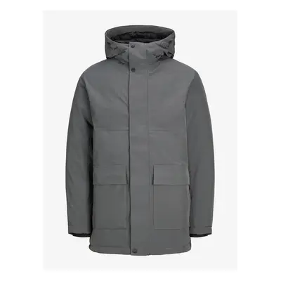 Sötétszürke téli férfi Parka Jack & Jones Tate - Férfi