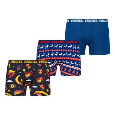 Men's boxers Winter Santa 3P Frogies Christmas