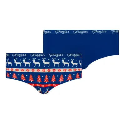 Women's panties Winter classic 2P Frogies Christmas