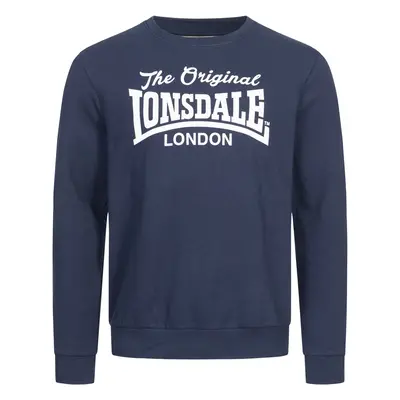 Férfi pulóver Lonsdale 117422-Navy/White