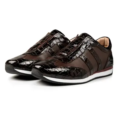 Ducavelli Swanky Genuine Leather Men's Casual Shoes Brown