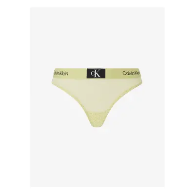 Calvin Klein Underwear Light Yellow Women's Thong - Women